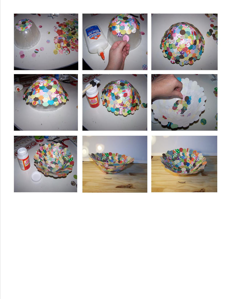 Recycled Paper Bowl Project