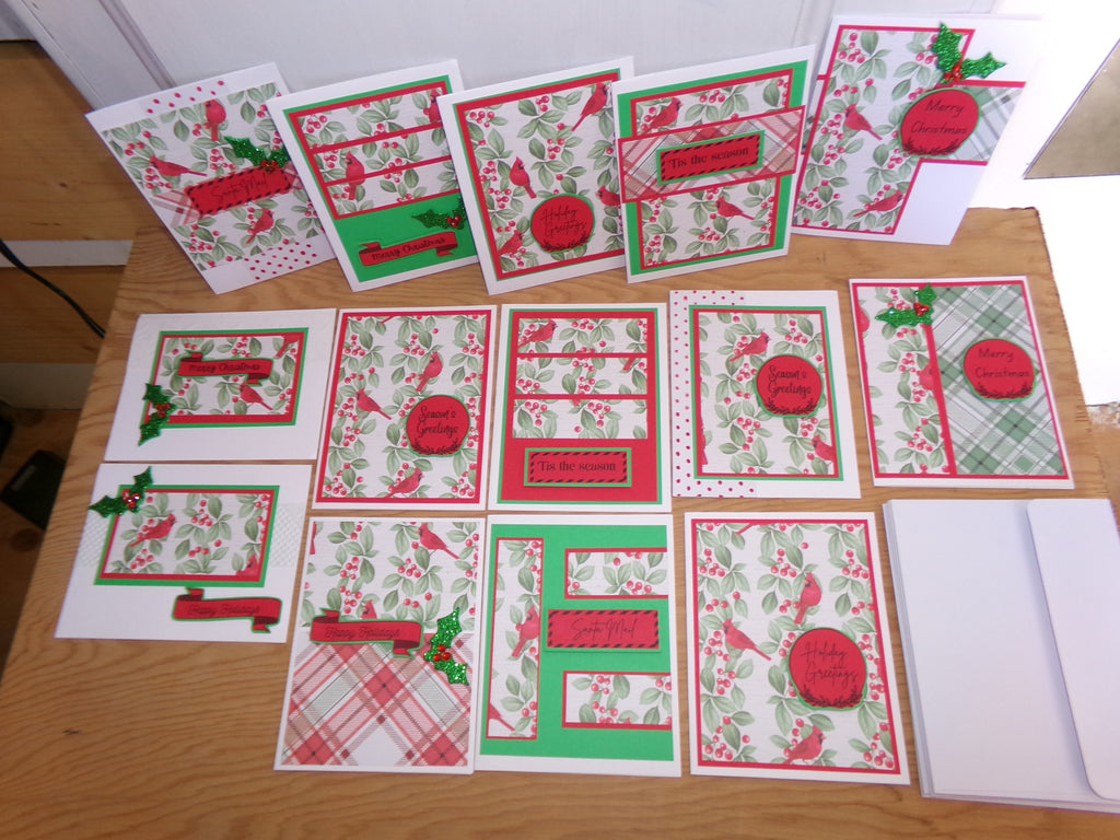 Cardinal Christmas Cards - Set of 14