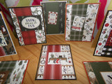 Set of 12 Winter Wonderland Handmade Christmas Cards