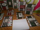 Set of 12 Winter Wonderland Handmade Christmas Cards