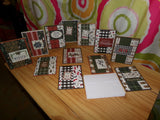 Set of 12 Winter Wonderland Handmade Christmas Cards