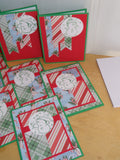 Snowman Christmas Cards - Set of 12
