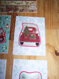 Vintage Transport Christmas Cards - Set of 12