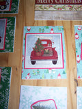 Vintage Transport Christmas Cards - Set of 12