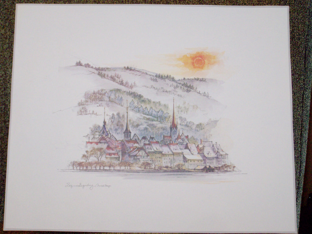 German Town Drawing