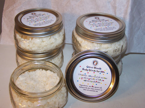Citrus Woods Body Scrub for Him