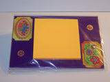 Flowered Acrylic Sticky Note Holder
