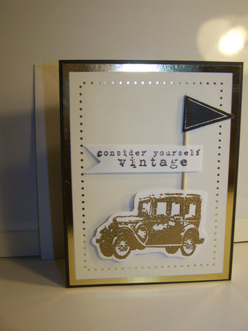 Consider Yourself Vintage Birthday Card