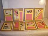 Set of 8 Handmade Cards NWT - Yellow & Pink