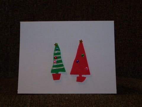 2 Trees Blank Card