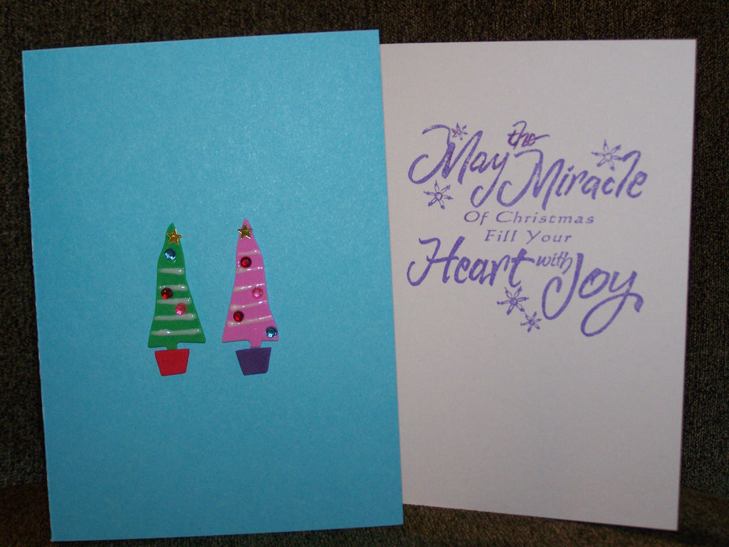 2 Trees Stamped Card