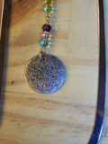 Thankful Grateful Blessed Beaded Bookmark